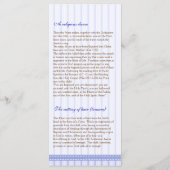 Pagina 4/5 van het Griekse programma Baptisme van Programmakaart (Achterkant)