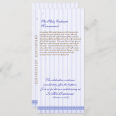 Pagina 5/5 Baptisme van de Grieks-orthodoxe kerk Programmakaart (Voorkant / Achterkant)