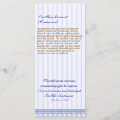 Pagina 5/5 Baptisme van de Grieks-orthodoxe kerk Programmakaart (Voorkant)