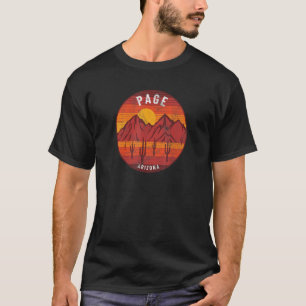 Pagina Arizona Cactus Sunset Desert Landscap T-shirt