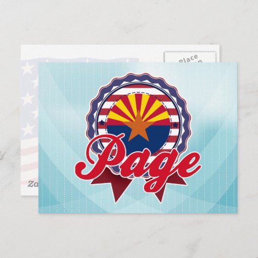 Pagina, AZ Briefkaart (Voorkant / Achterkant)