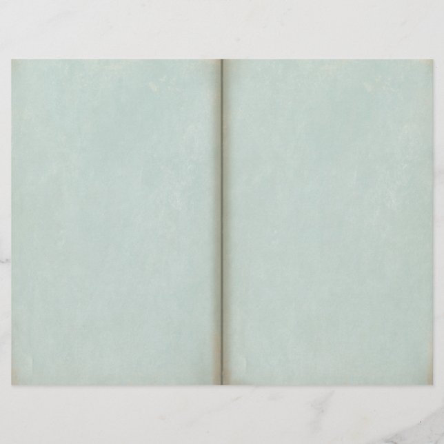 Pagina Blauw scrapbook (Voorkant)