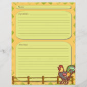 Pagina boerderij recipe flyer (Achterkant)