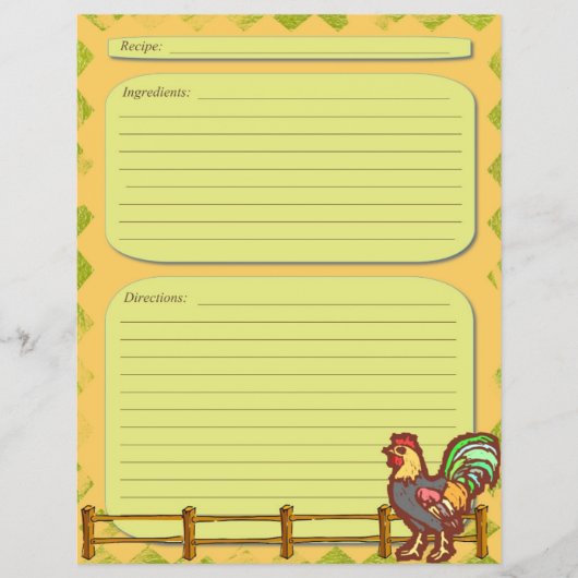 Pagina boerderij recipe flyer (Voorkant)