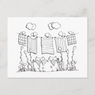 Pagina-Briefkaart kleuren Feestdagenkaart