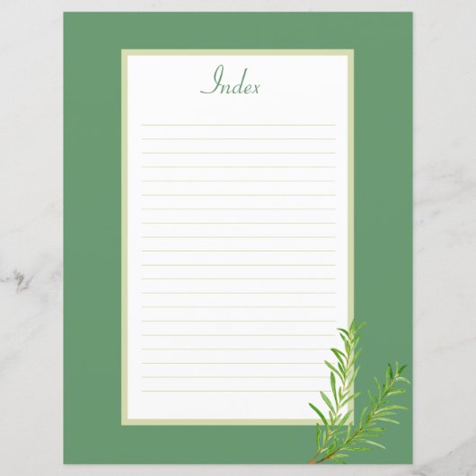 Pagina Divider ontvangen - Groen Multomap invoegen (Achterkant)