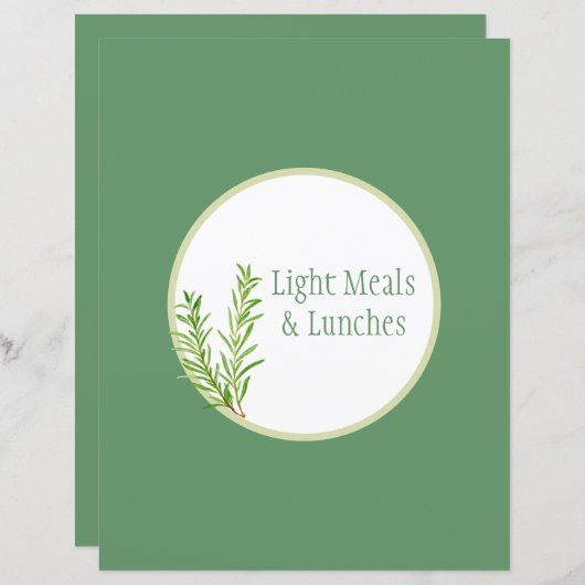 Pagina Divider ontvangen - Groen Multomap invoegen (Voorkant / Achterkant)