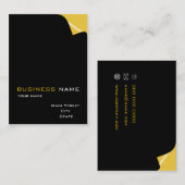pagina_draai_business_card visitekaartje (Voorkant / Achterkant)