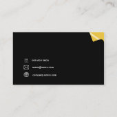 Pagina draaien visitekaartje (Achterkant)