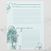 Pagina Geheugen en ontvangst Flyer (Achterkant)