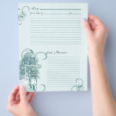 Pagina Geheugen en ontvangst Flyer (Hand)