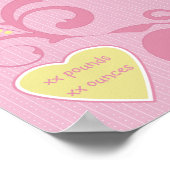 pagina Hanging Heart Girl Poster (Hoek)