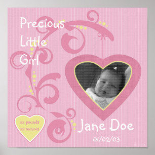 pagina Hanging Heart Girl Poster