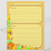 pagina herfst groenten en fruit (Voorkant)