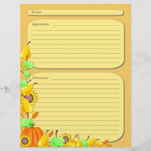 pagina herfst groenten en fruit (Voorkant)