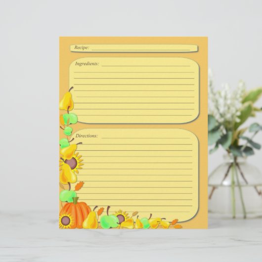 pagina herfst groenten en fruit (Staand voorkant)