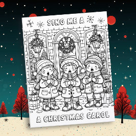 Pagina Kleur mij | Christmas Carolers