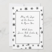 Pagina Kleur mij | kerstkrans Feestdagenkaart (Achterkant)