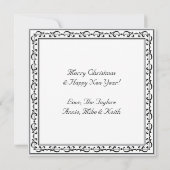 Pagina Kleur mij | kerstochtend Kaart (Achterkant)