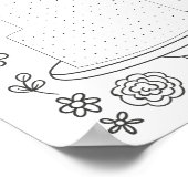 Pagina Kleur van weddenschap Poster (Hoek)