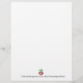 Pagina Kleurboek babydieren (Achterkant)