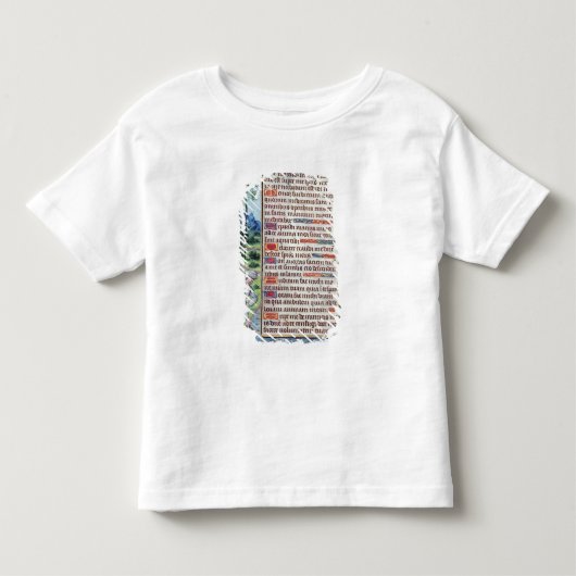Pagina Latijnse tekst met rand Kinder Shirts (Voorkant)