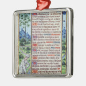 Pagina Latijnse tekst met rand Metalen Ornament (Links)