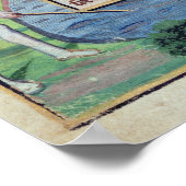 Pagina Latijnse tekst met rand Poster (Hoek)