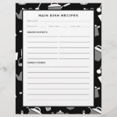 Pagina met belangrijkste verzendontvangst | Zwart- (Voorkant)