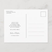 Pagina met foto Joyeux Noël Briefkaart (Achterkant)