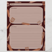 Pagina met het recept voor bruinkookartikelen (Voorkant)