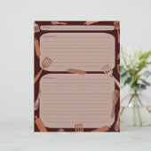 Pagina met het recept voor bruinkookartikelen (Staand voorkant)