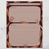 Pagina met het recept voor bruinkookartikelen (Achterkant)