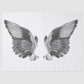 Pagina met Junk Journal Wings Elements Tissuepapier (Voorkant)