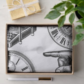 Pagina met Steampunk-elementen voor het journaal Tissuepapier (Geschenk)