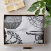 Pagina met Steampunk-elementen voor het journaal Tissuepapier (Geschenk)