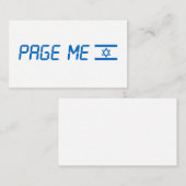 Pagina mij visitekaartje (Voorkant / Achterkant)