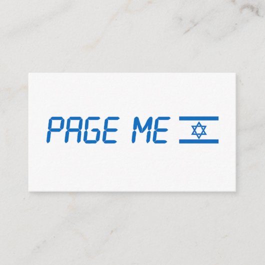 Pagina mij visitekaartje (Voorkant)