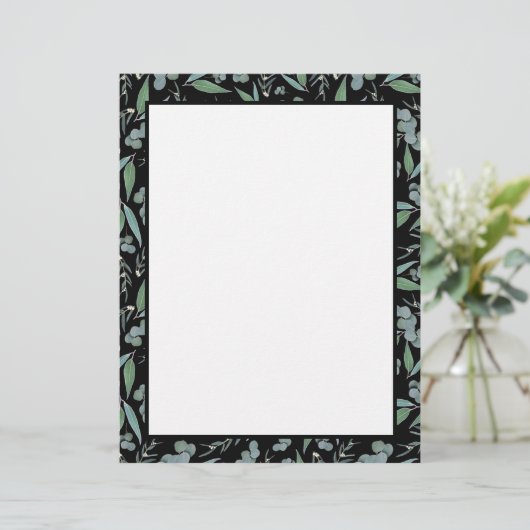 Pagina Multomap Chic Black Eucalyptus Greenery Rec (Staand voorkant)