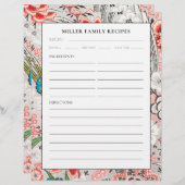 Pagina Multomap ontvangen | Familienaam | Elegant (Voorkant / Achterkant)