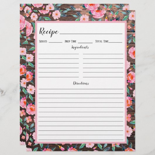 Pagina Multomap voor roestvrij donkerhout, roestvr (Voorkant / Achterkant)