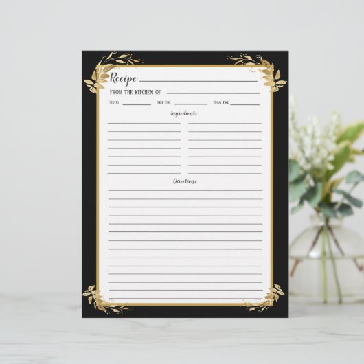 Pagina Multomap zwart-goudvulling (Staand voorkant)