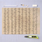  pagina Muziek op hoog niveau ontkoppeling van pap Tissuepapier (Craft)