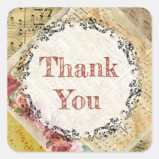  pagina Muziek Roos Persoonlijke stickers (Voorkant)