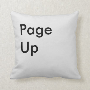 Pagina omhoog Button Kussen