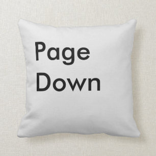 Pagina omlaag Button Kussen