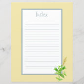 Pagina Ontvang divider - Geel Multomap invoegen (Achterkant)