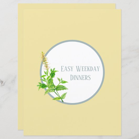 Pagina Ontvang divider - Geel Multomap invoegen (Voorkant / Achterkant)