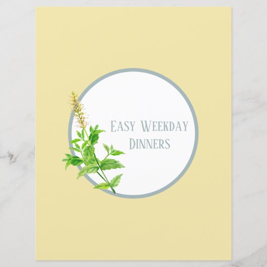 Pagina Ontvang divider - Geel Multomap invoegen (Voorkant)