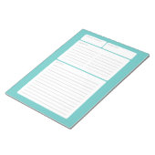 Pagina ontvangen met kleuroptie notitieblok (Schuin)